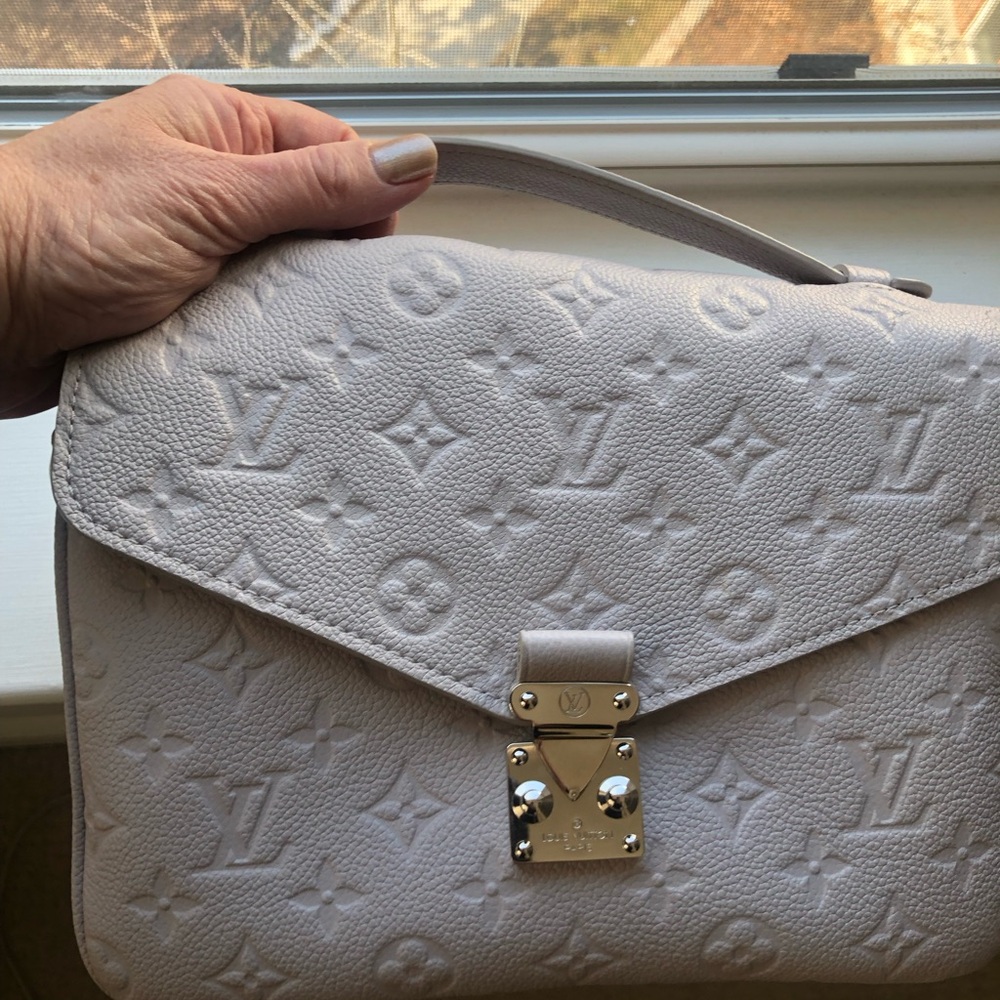 Louis Vuitton Pochette Métis light grey Brume - Picture 2 of 10